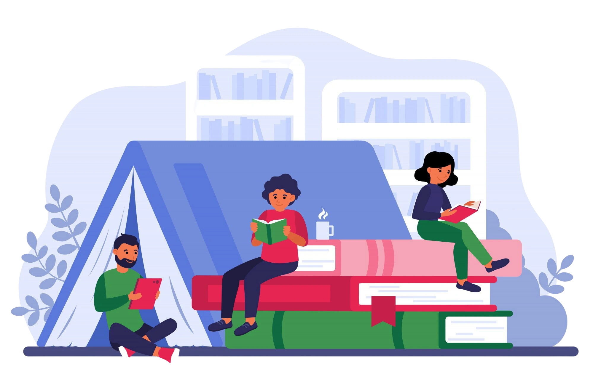 Library illustration